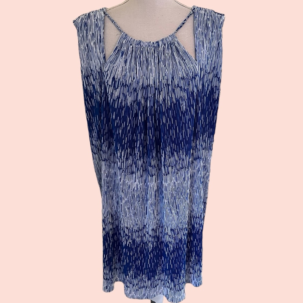T-Bags Blue Ombre Midi Dress